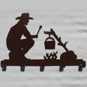 Camping Cowboy Key Hook