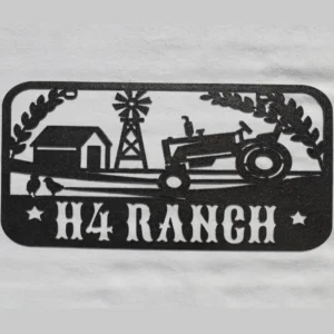 H4 Licence Plate