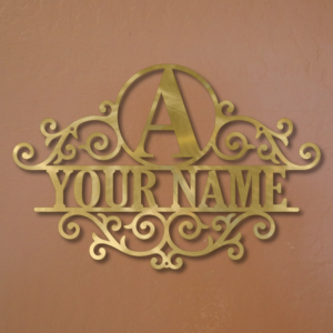 “A” Circle MonoGram