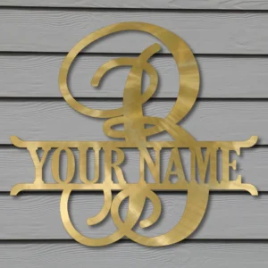 “B” Script MonoGram