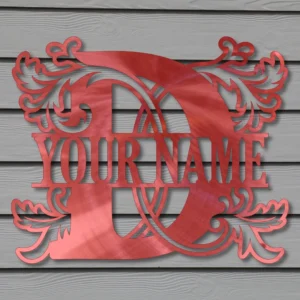 “D” Leafy MonoGram