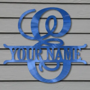 “E” Script MonoGram
