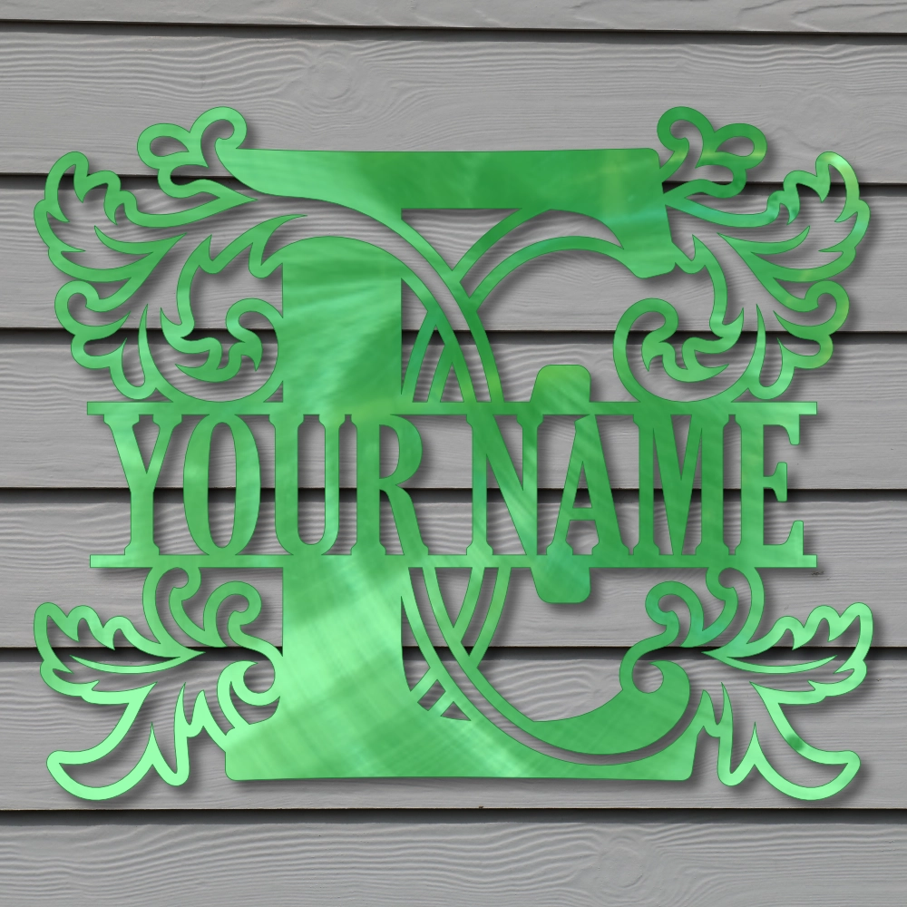 “E” Leafy MonoGram - Image 4