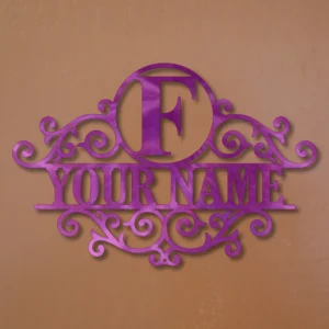 “F” Circle MonoGram
