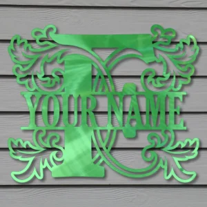 “F” Leafy MonoGram