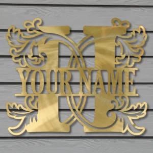 “H” Leafy MonoGram