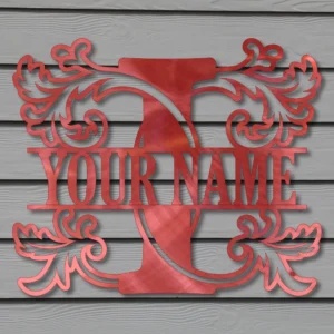 “I” Leafy MonoGram