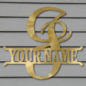 “J” Script MonoGram