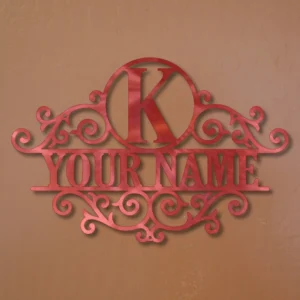 “K” Circle MonoGram