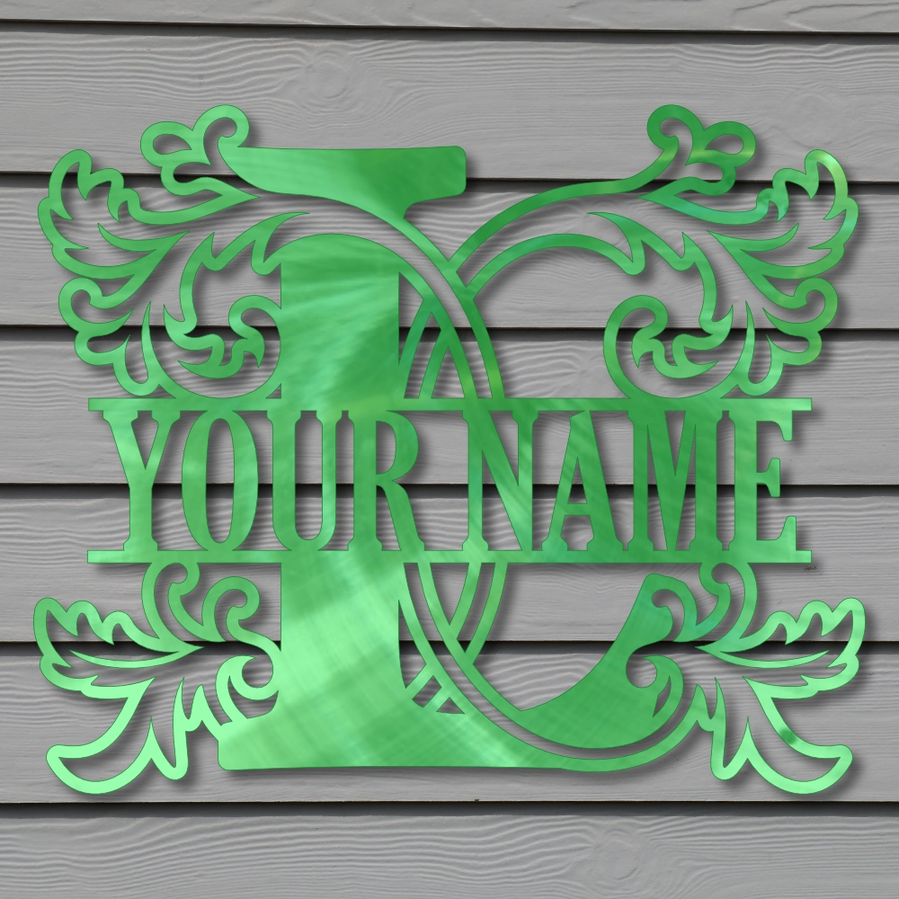 “L” Leafy MonoGram - Image 4