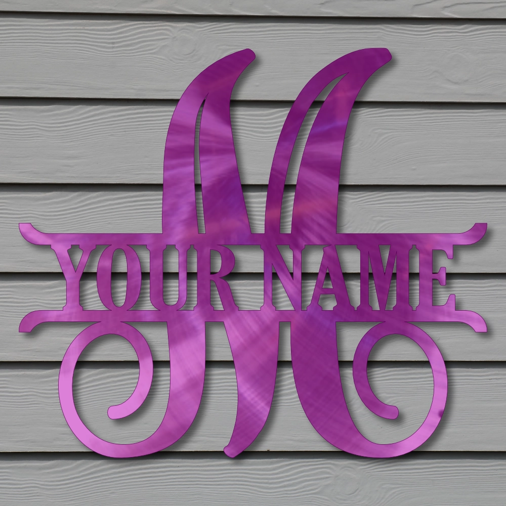 “M” Script MonoGram - Image 4