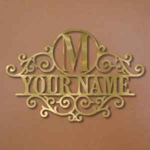 “M” Circle MonoGram
