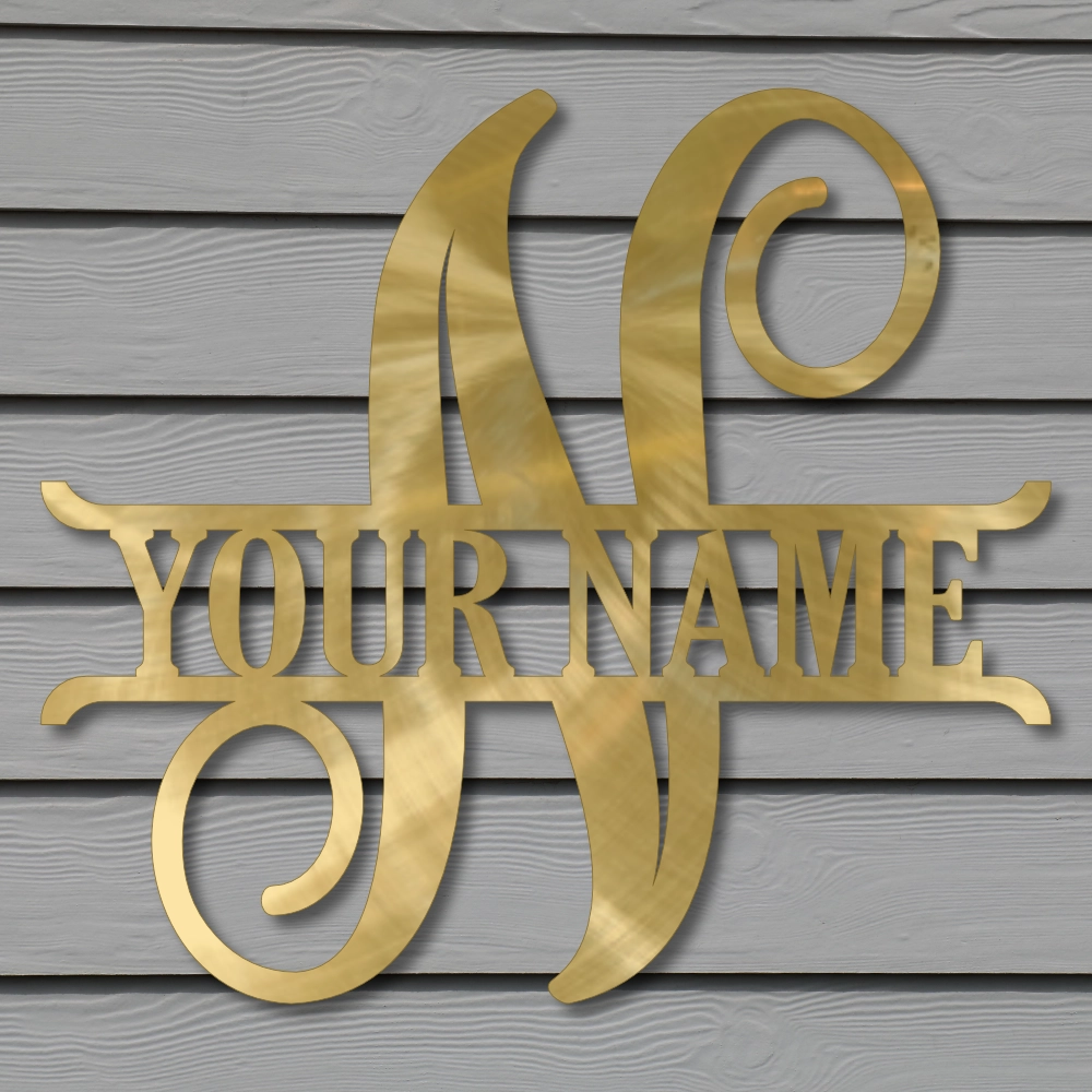 “N” Script MonoGram - Image 2