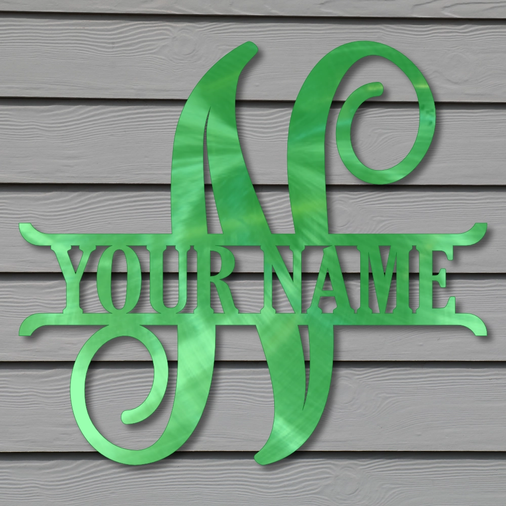 “N” Script MonoGram - Image 3