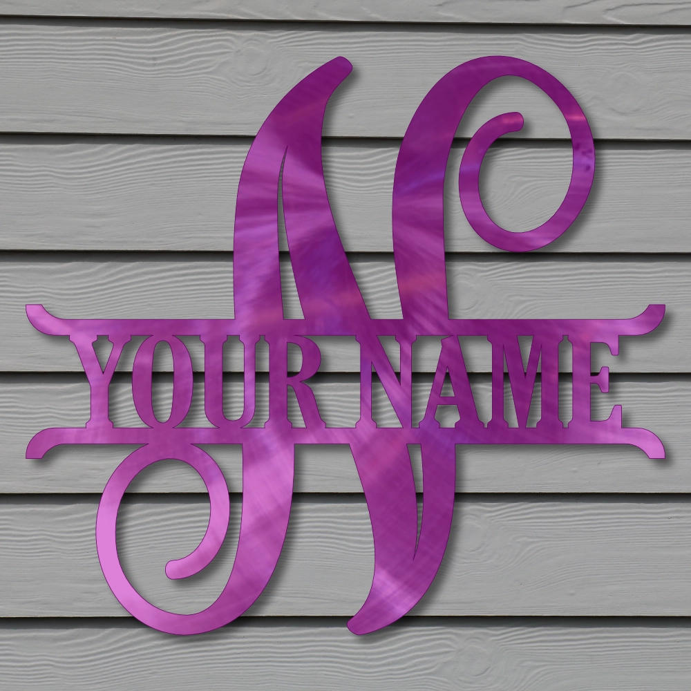 “N” Script MonoGram - Image 4