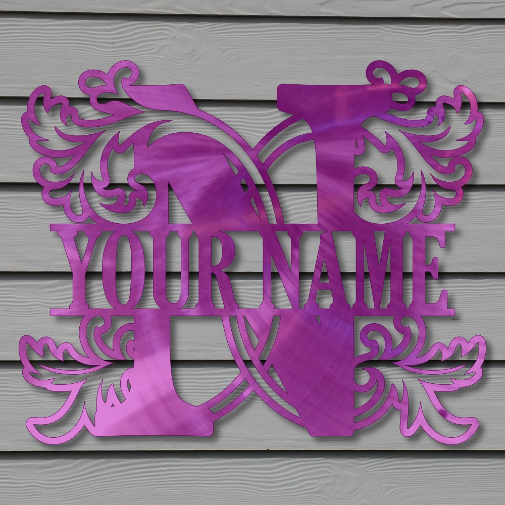 “N” Leafy MonoGram - Image 4