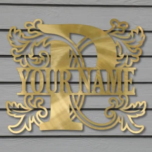 “P” Leafy MonoGram