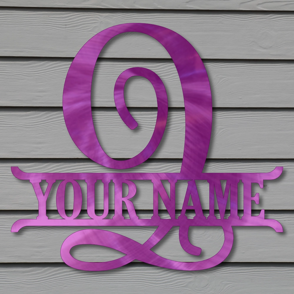 “Q” Script MonoGram - Image 2