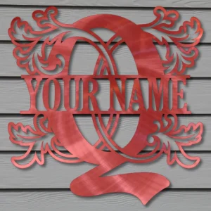 “Q” Leafy MonoGram