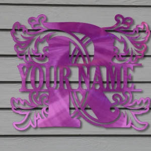“R” Leafy MonoGram