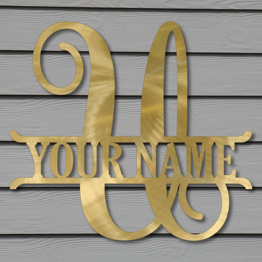 “U” Script MonoGram - Image 4