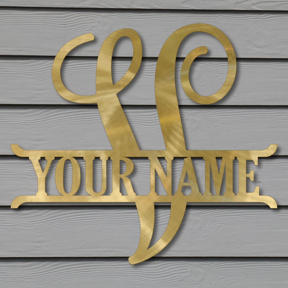 “V” Script MonoGram - Image 4