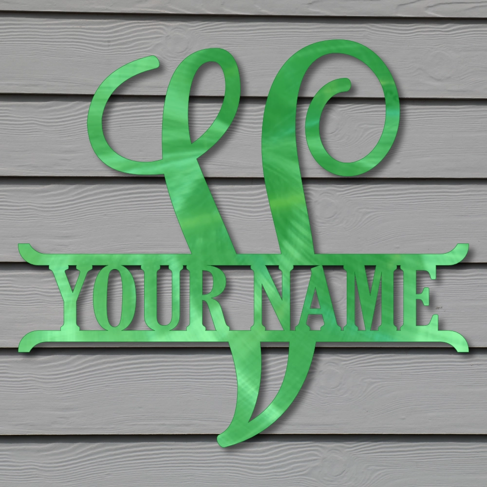 “V” Script MonoGram - Image 3