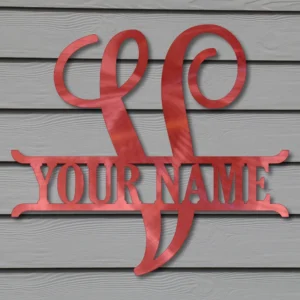 “V” Script MonoGram