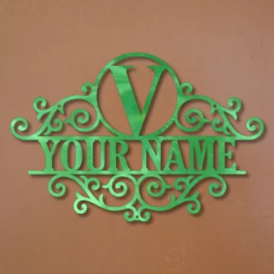 “V” Circle MonoGram
