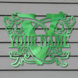 “V” Leafy MonoGram