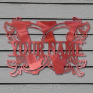 “W” Leafy MonoGram