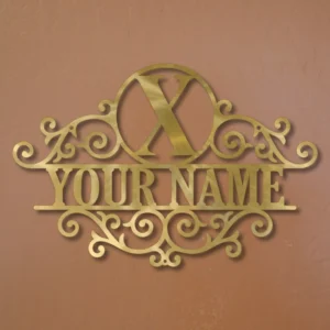 “X” Circle MonoGram