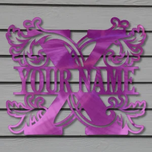 “X” Leafy MonoGram