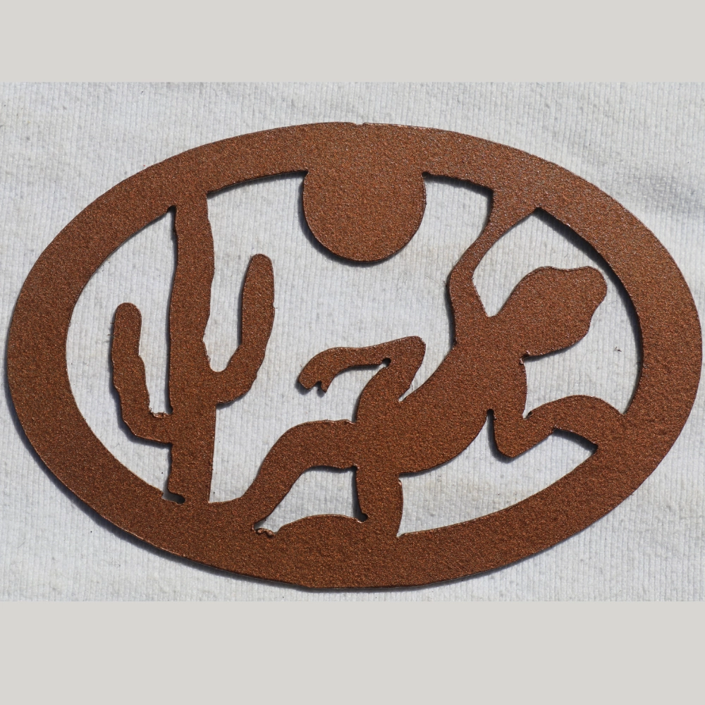 9" Desert Gecko Oval - Image 4