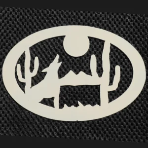 9" Wolf Oval