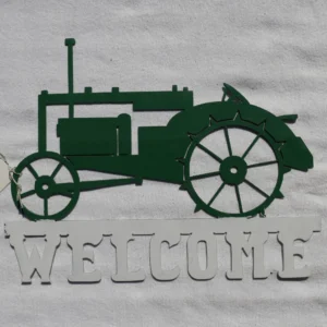 Tractor Welcome Sign