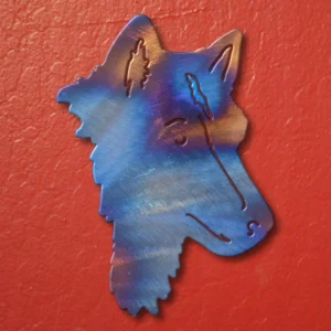 Wolf Head Magnet