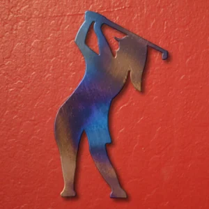Female Golfer Magnet