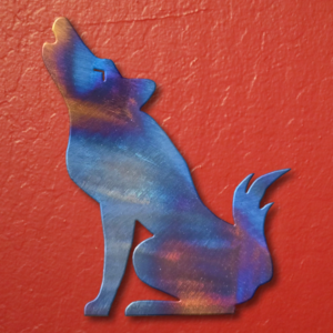 Howling Wolf Magnet