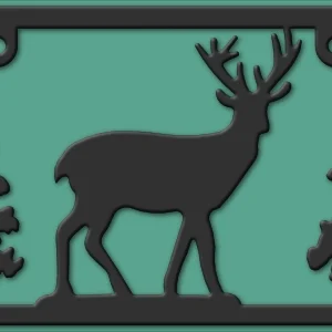 Deer License Plate