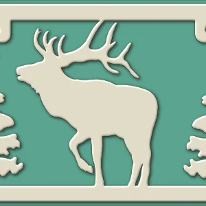 Elk License Plate