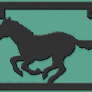 Horse License Plate