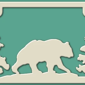 Mountain Lion License Plate