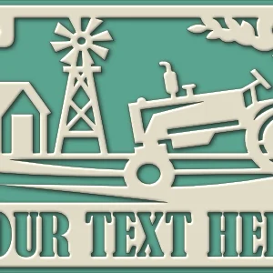 Custom Ranch License Plate