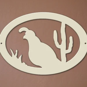 9" Desert Quail Oval