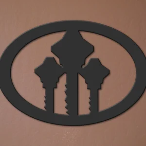 9" Keys Oval