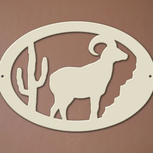 9" Mountain Goat Oval