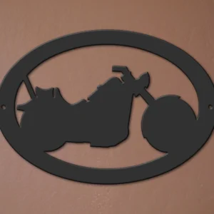 9" Motorcycle Oval