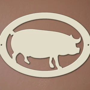 9" Pig Oval
