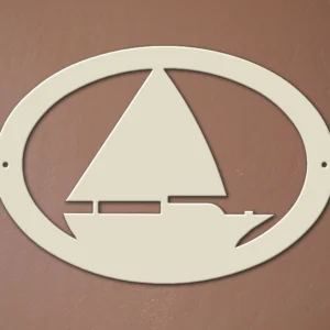 9" SailBoat Oval